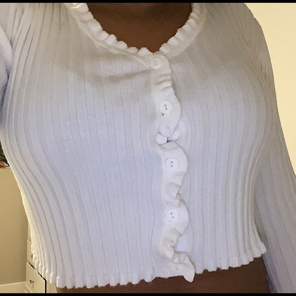 White button up cardigan - Picture 1 of 1
